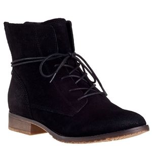 Steve Madden Rawlings Suede Leather Lace Up Ankle Boots